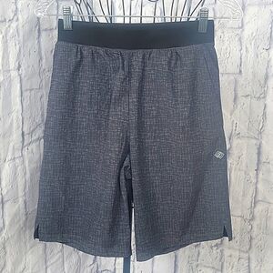 ZELOS Flex‎ Gray and Black Men's Shorts Small